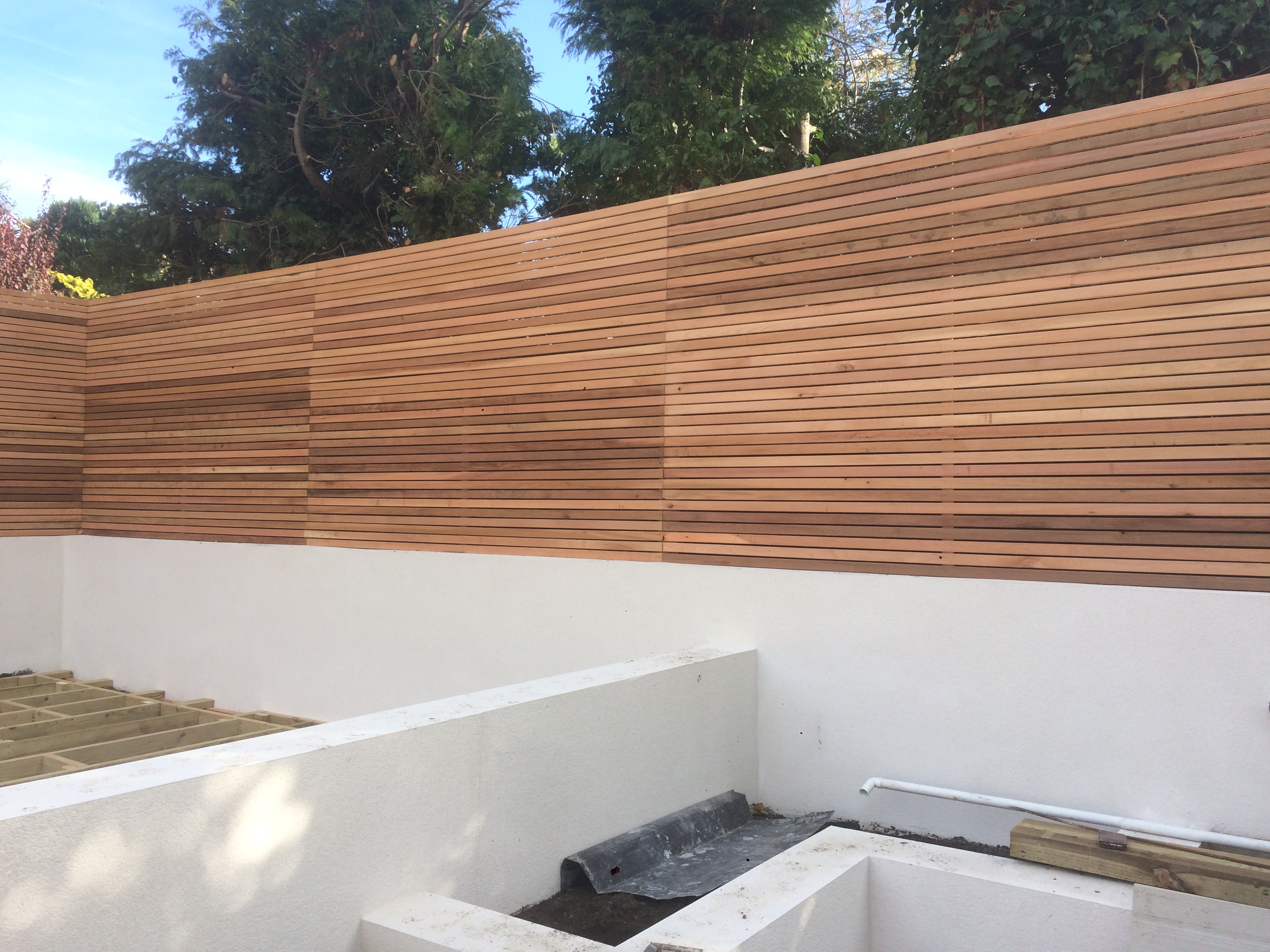 Garden fencing and boundary groundwork in Surrey
